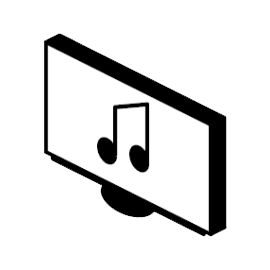 Radio and television, cable, satellite and ADSL, audio and video streaming/downloading on demand.